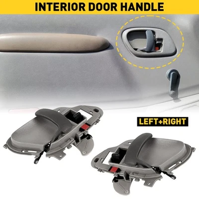 Manija de puerta interior derecha delantera y derecha gris interior excelente para Chevrolet C1500 1995-99 Foto 1 de 4