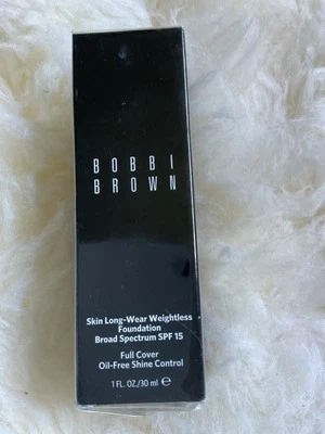 BOBBI BROWN Skin Long Wear Weightless Foundation SPF 15 1 oz C-076 COOL GOLDEN - Image 1 of 4