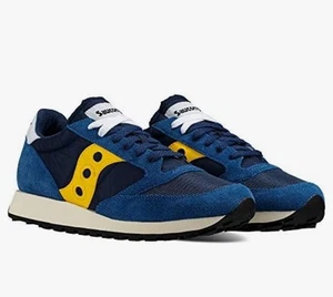 Saucony Jazz Original Vintage Shoes Blue Yellow Men’s Size 7 - Picture 1 of 5