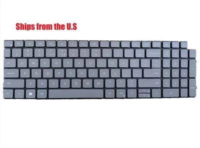 Teclado gris nuevo retroiluminado para Dell Inspiron 7610 EE. UU. Foto 1 de 2