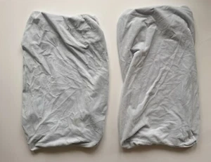 Pottery Barn Changing Pad Cover Baby Infant PB Kids Blue Chamois Lot of 2 - Picture 1 of 4