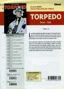 BERNET TORPEDO TOME 14 FICHE COMMERCIALISATION recto/verso GLENAT 1999 - Bild 1 von 2