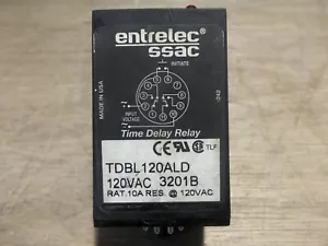 ENTRELEC SSAC TDBL120ALD 11-POLIGES ZEITVERZÖGERUNGSRELAIS 120VAC 3201B - Bild 1 von 5