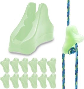 12Pack Ultralight Guyline Tensioners Tent Guyline Cord Rope Adjuster for Outdoor - Picture 1 of 12