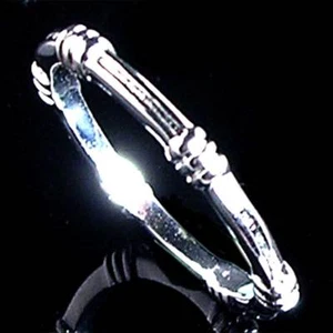 CABLE NARROW BAND STACK RING_SZ-6__925 STERLING SILVER - Picture 1 of 12