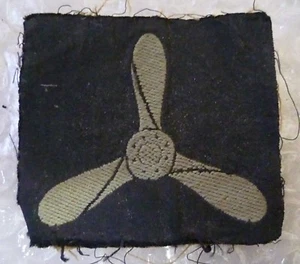Parche de rango de insignia de tela SAC de la Royal Air Force RAF Senior Aircraftman original - Imagen 1 de 2