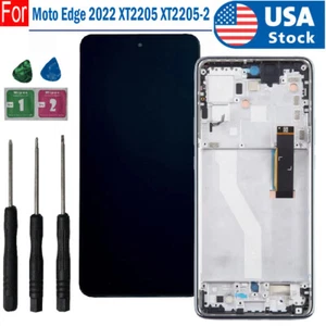 For Motorola Edge 2022 XT2205-1 OLED Display LCD Touch Screen Digiziter + Frame - Picture 1 of 6