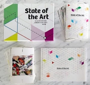 New STATE of the ART Discovering American Art Now Book & 110 Die Cut Cards - Picture 1 of 4