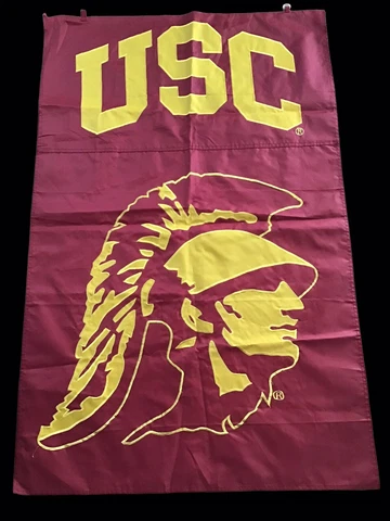 USC Trojans Banner - Vertical Flag - 44x28 Inches Cover