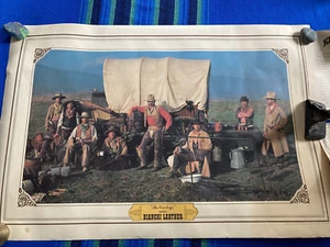 PÓSTER PUBLICITARIO VINTAGE 'LOS VAQUEROS USAN CUERO BIANCHI' 1982 24" X 36" - Imagen 1 de 13