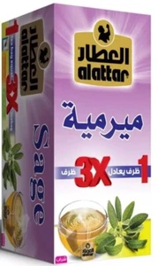 Alattar Sage Tea Bag Set of 20 Tea Bag ميرمية العطار 20 كيس - Picture 1 of 2