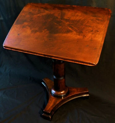 Exquisito librero victoriano de caoba o podio de música atril Foto 1 de 4