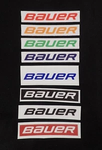 Bauer Pro Stock Decal Sticker for front logo of helmet Multiple Colors - Picture 1 of 9