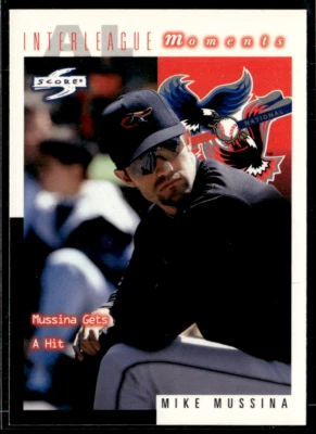 1998 Score - Interleague Moments #258 Mike Mussina - Image 1 of 2