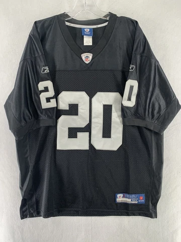 Reebok Authentic NFL Oakland Raiders Darren McFadden 20 Football Jersey Size 50 Cover