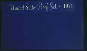 1971-S US Proof Mint Set 5 Coins CLAD 18scl1001 - Picture 1 of 3