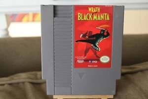 Wrath of the Black Mant NES vintage Original authentic Nintendo 1985 Tested work - Picture 1 of 2