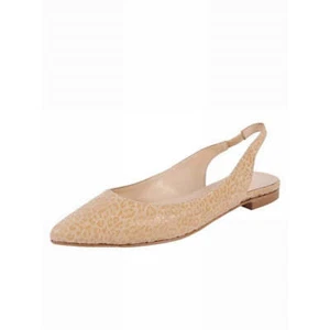 Joyce Nude Butter Leather Flat Slingback - Picture 1 of 3