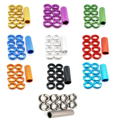 Alloy Transmitter Switch Nut w/ Wrench 8PCS Fit for Rc Spektrum Radio Controller - Image 1 of 4