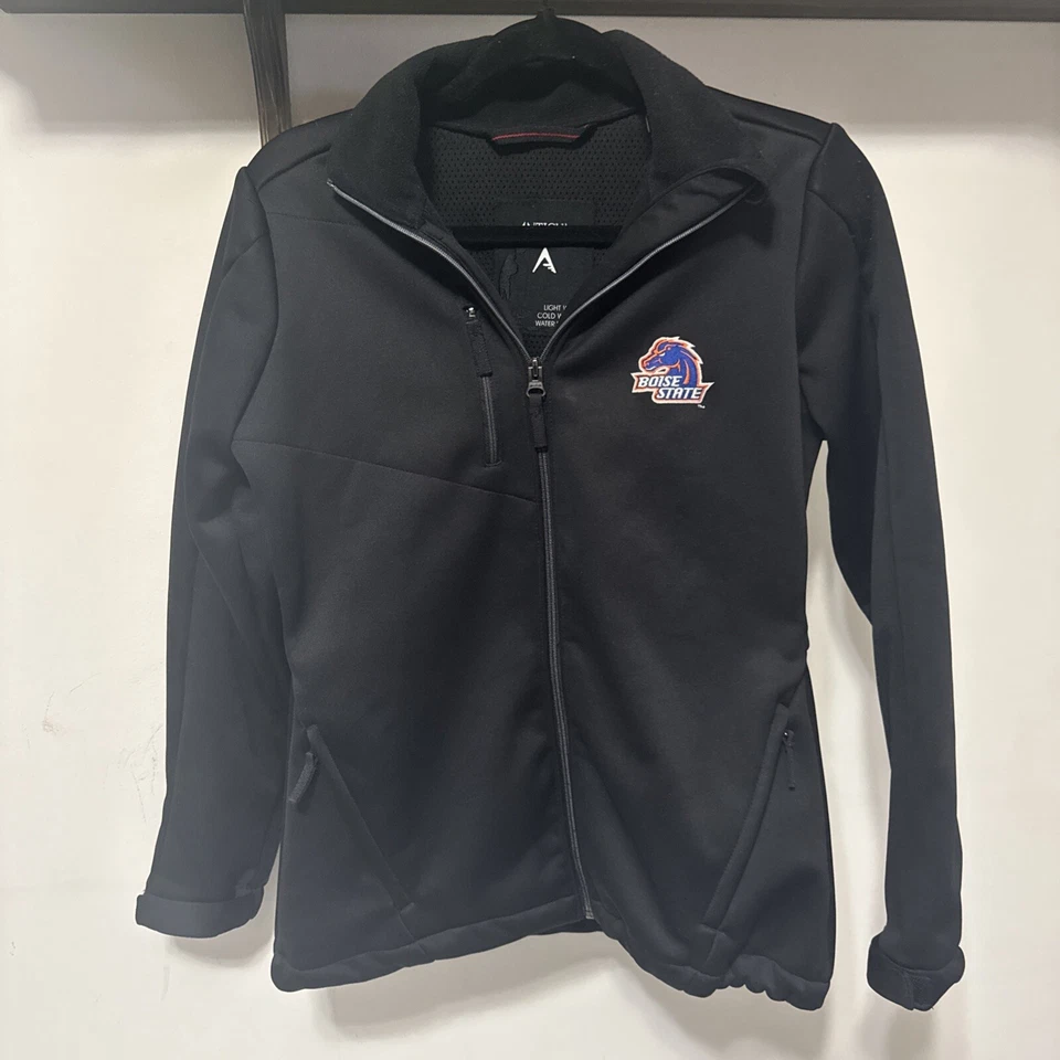 Antigua Apparel Links Women’s Jacket Black Boise State Broncos Size Small - Image 1 of 4