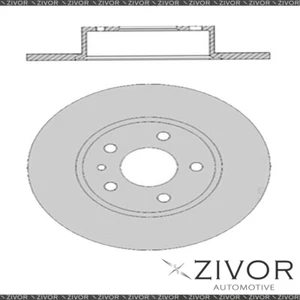 PROTEX Rotor - Rear For ALFA ROMEO 147 . 2D H/B FWD 2001 - 2009 By ZIVOR - Picture 1 of 1