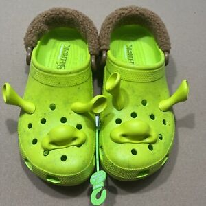 NEW Shrek × Crocs Classic Clog Men Size 13 W 14.5 Ogre Green IN HAND SHIP  NOW