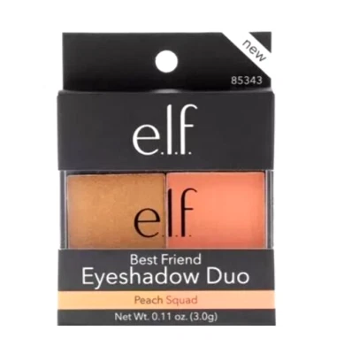 e.l.f. Best Friend Eyeshadow Duo – Peach Squad Matte & Shimmer Shades - Image 1 of 2