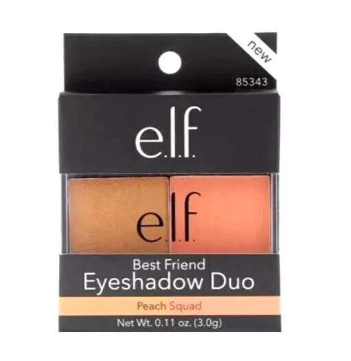 e.l.f. Best Friend Eyeshadow Duo – Peach Squad Matte & Shimmer Shades - Image 1 of 2
