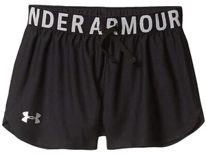 Under Armour 260389 Girls' Play Up Solid Workout Gym Shorts Size Small - Picture 1 of 3
