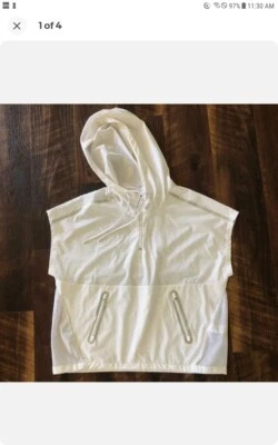 NWT White Fabletics Michelle Pullover SIZE SMALL - Image 1 of 4