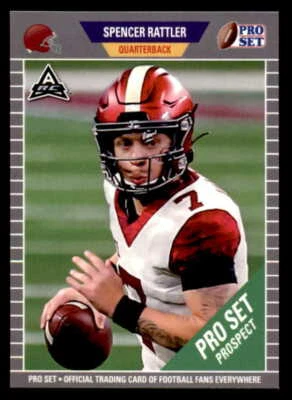2021 Leaf Pro Set SPENCER RATTLER #PS18 Rookie Card 1st Oklahoma QB (ref 170167) - Image 1 of 2