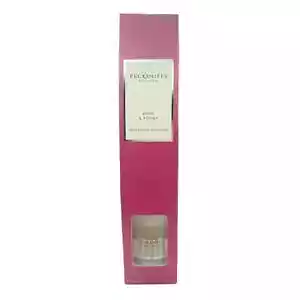 NEW Pecksniff's Rose & Peony Glass Bottle Fragrance Reed Diffuser - 3.3 fl oz - Picture 1 of 2