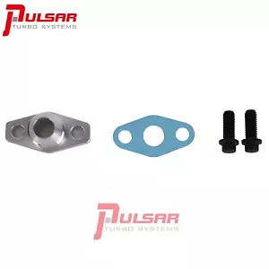 PSR Turbo PT/X Series, PTG Series Oil Drain Flange Install Kit with 10AN Thread - Picture 1 of 5