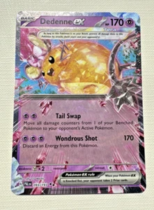 ⭐🦄 Dedenne ex 093/193 Sv02: Paldea Evolved Holo Foil POkemon - Picture 1 of 2