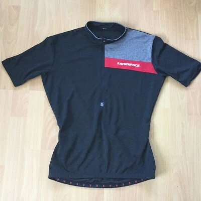 Camiseta de ciclismo Race Face 1/4 zíper manga curta 40 polegadas frete rápido EUA - Imagem 1 de 4