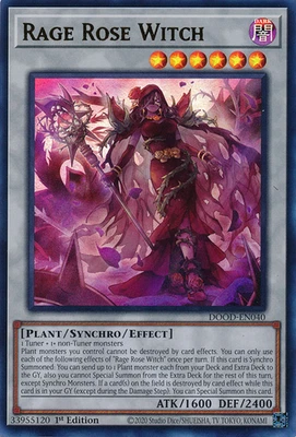 Rage Rose Witch / Wutrosen-Hexe - UR - DOOD-DE040 - Doom of Dimensions - EN/NM - Bild 1 von 2