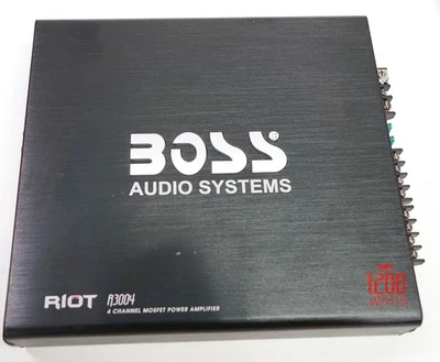 BOSS R3004 RIOT 1200 Watt 4 Ch MOSFET Amplifier - Image 1 of 3