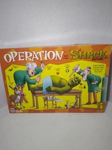 Gioco Operazione Shrek 2004 di Milton Bradley 100% Completo Testato/FUNZIONANTE - Foto 1 di 7