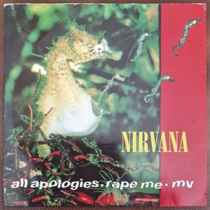 Nirvana All Apologies/rape Me 7" Vinyl Single. GFS 66 1983 Geffen Records - Picture 1 of 4