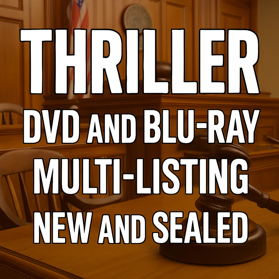 New and Sealed Region 2 UK Thriller DVD's and Blu-Ray's MULTI-LISTING - Image 1 of 1