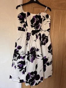 BHS Floral Dress - Size 14 Good Condition - Picture 1 of 6