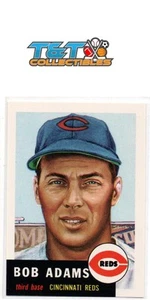 Bob Adams 1991 Topps Archives 1953 #152 Cincinnati Reds 17a - Picture 1 of 1