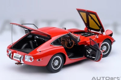 1967 Toyota 2000GT Red in 1:18 scale by AUTOart - Image 1 of 3