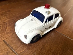 Vintage VW VOLKSWAGEN Police Car, by Alps Japan NO BOX FOR PARTS OR REPAIR - Picture 1 of 17