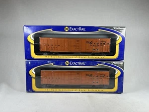HO Exactrail Rio Grande PC&F 62’ Insulated Box Cars Brand New - Picture 1 of 4