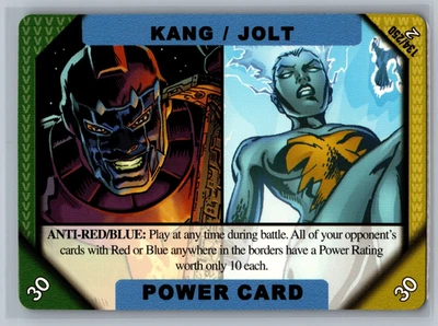 Marvel ReCharge CCG Kang / Jolt #134/250 Power Card TCG Series 2 - Image 1 of 2