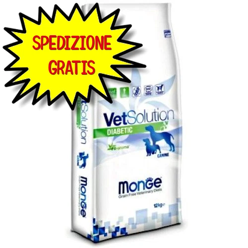 Monge Vetsolution Cane Diabetic 12Kg  - Immagine 1 di 1