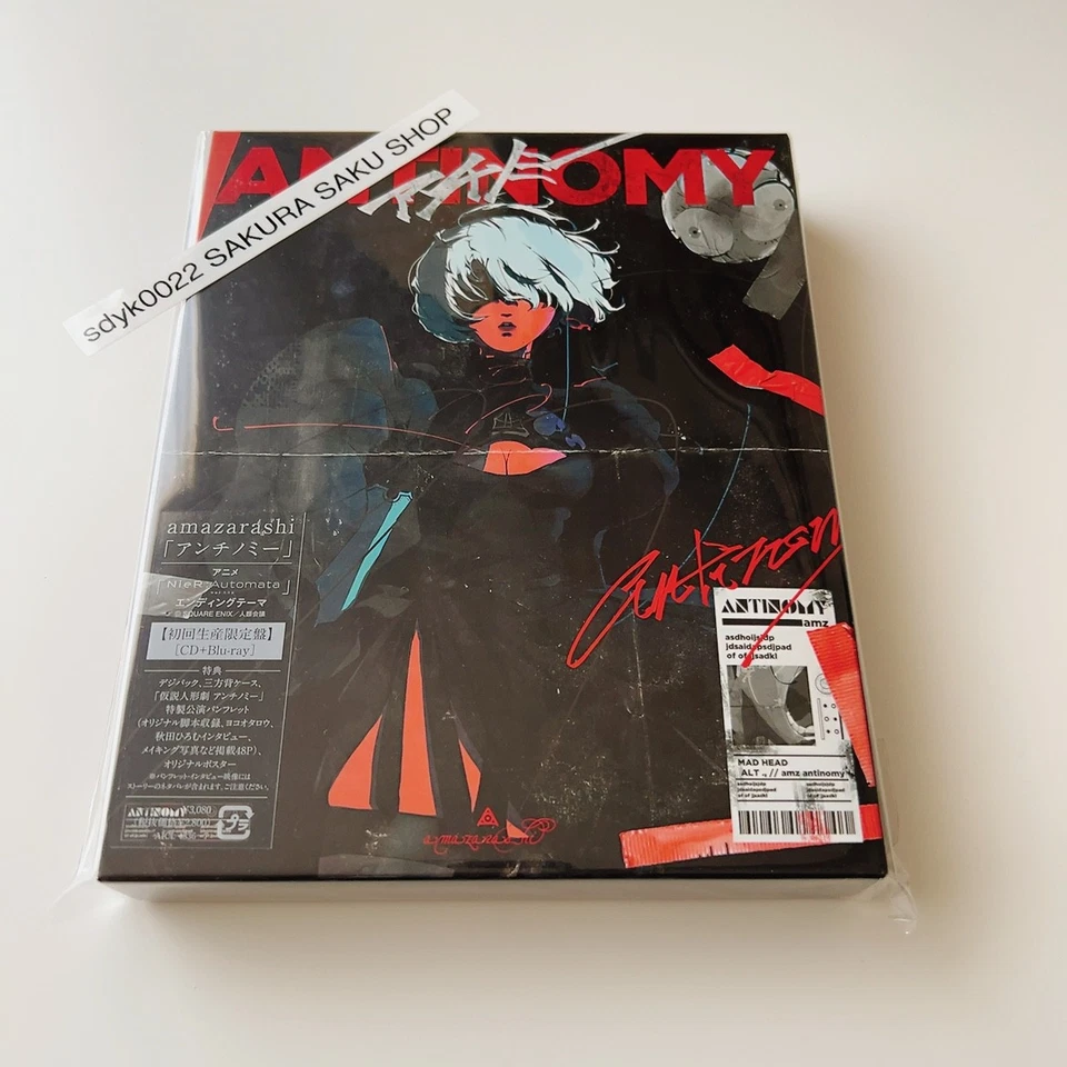 (JAPAN) CD amazarashi Antinomy (Limited edition)(CD BD) NieR Automata Ver1.1a ED