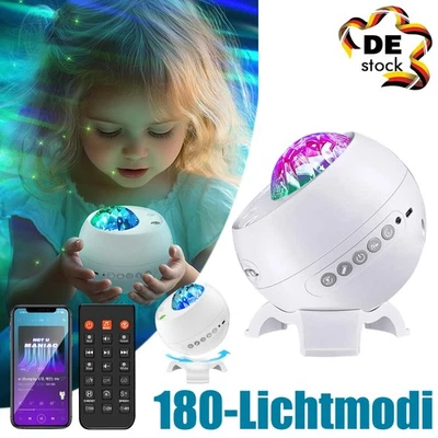 LED projector starry sky lamps Galaxy Nebula night light USB aurora de. - Image 1 of 4