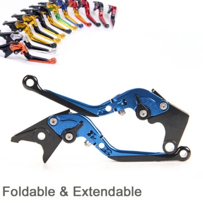 Palanca de embrague de freno plegable y extensible para Yamaha FJ1200, FZ750, VMX-12 Vmax 1200 Foto 1 de 4